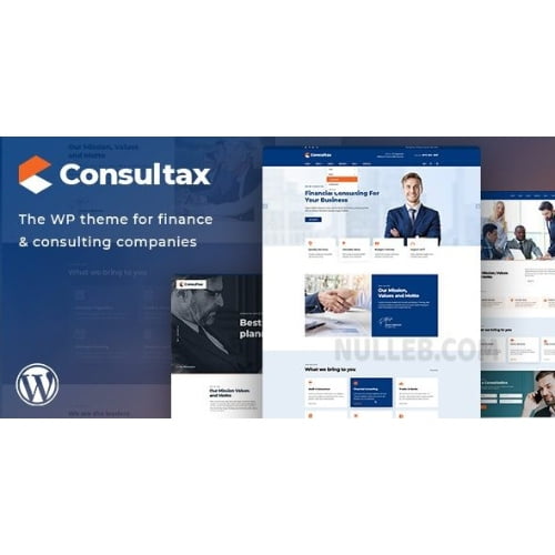 Consultax Financial Consulting WordPress Theme