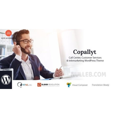 Copallyt Call Center Telemarketing WordPress Theme