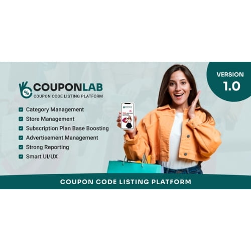 CouponLab Coupon Code Listing Platform by ViserLab Nulled 3