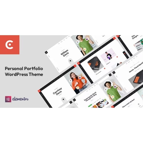 Courtney Personal Portfolio WordPress Theme