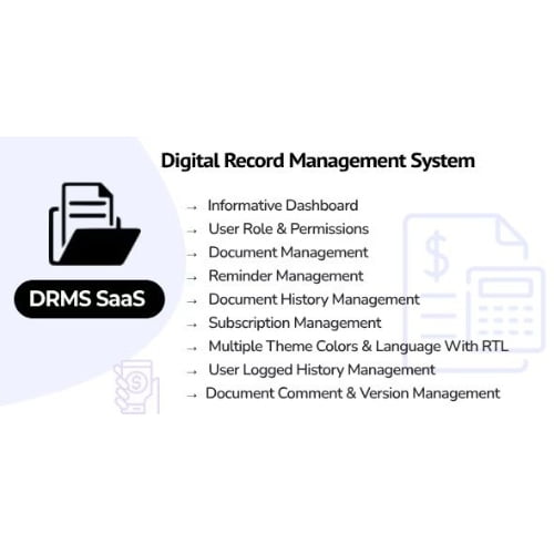 DRMS SaaS Digital Record Management System