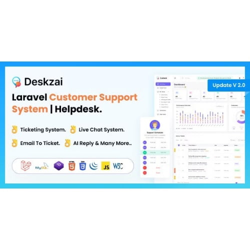 Deskzai Customer Support System Helpdesk Support Ticket