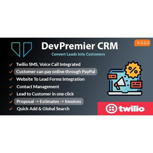 DevPremier CRM Convert Leads into Customers Free Download