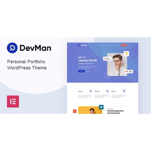 Devman – Personal Portfolio WordPress Theme