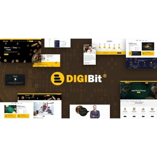 DigiBit Bitcoin Trading Theme 1