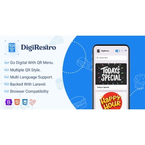 DigiRestro Single Owner Multiple Restaurant QR Menu Generator Script Nulled 2