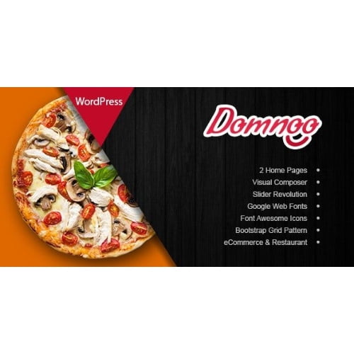 Domnoo Pizza Restaurant WordPress Theme