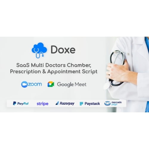 Doxe SaaS Doctors Chamber Prescription Appointment System Nulled