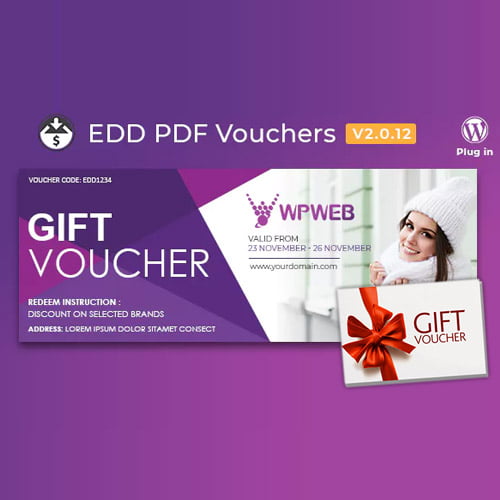 Easy Digital Downloads PDF Vouchers
