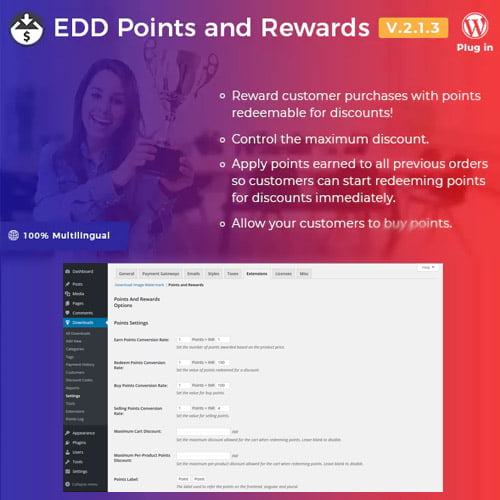 Easy Digital Downloads Points and Rewards