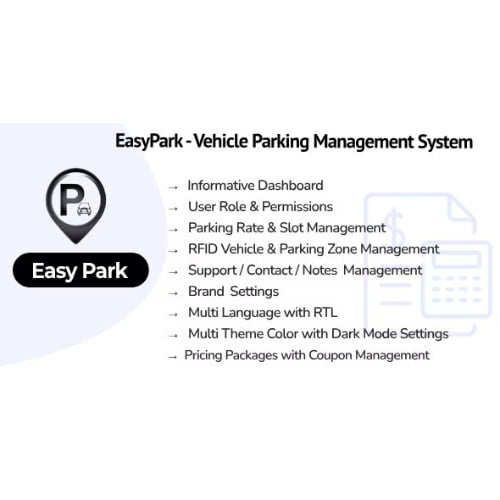 EasyPark SaaS Vehicle Parking Management System