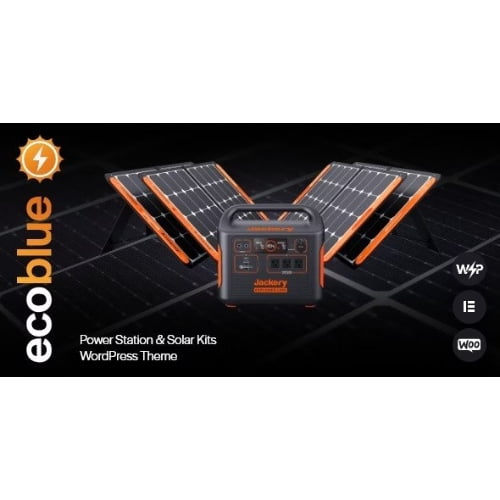EcoBlue – Power Station & Solar Kits WordPress Theme