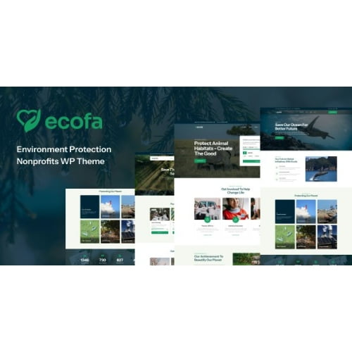 Ecofa Environment Protection Nonprofits WordPress Theme