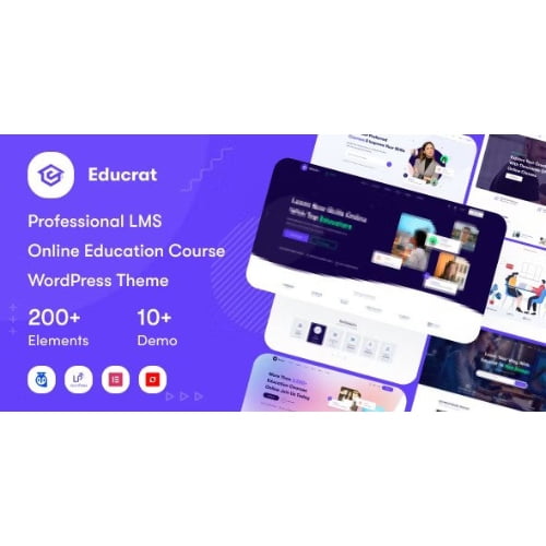 Educrat Online Course Education WordPress Theme