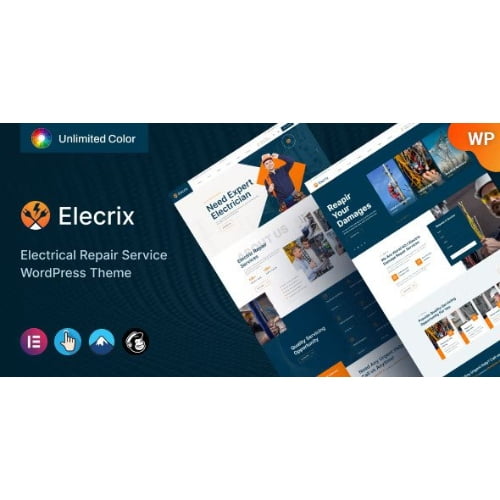 Elecrix – Electrical Repair Services WordPress Theme