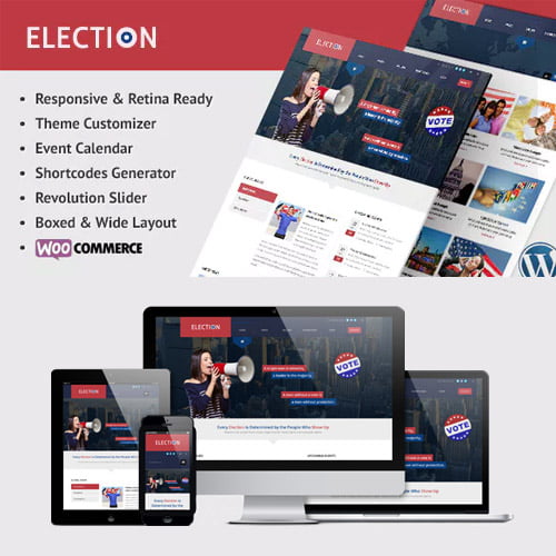 Election Political WordPress Theme