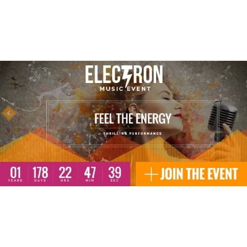 Electron – Event Concert & Christmas New Year Conference Theme