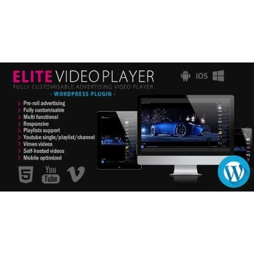 Elite Video Player WordPress plugin