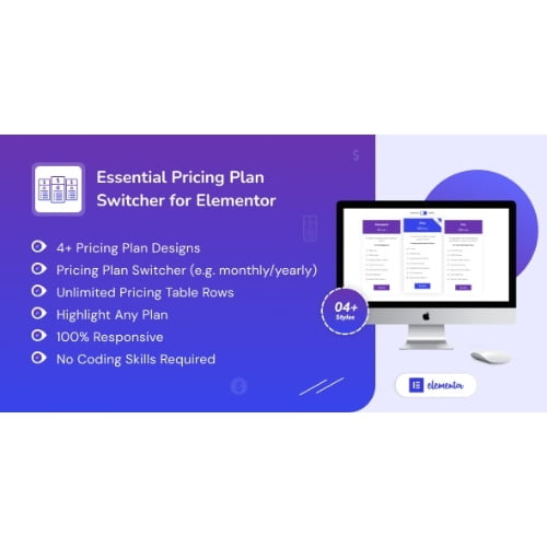 Essential Pricing Plan Switcher for Elementor Nulled