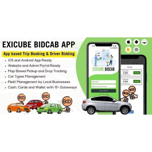 Exicube BidCab App Free Download