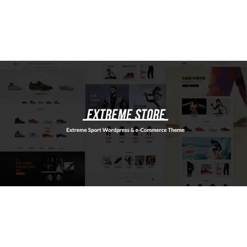 Extreme Sports Clothing Equipment Store WordPress Theme