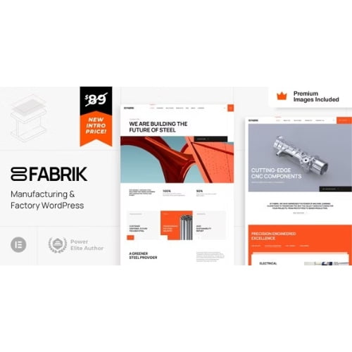 Fabrik Manufacturing Factory WordPress Free Download