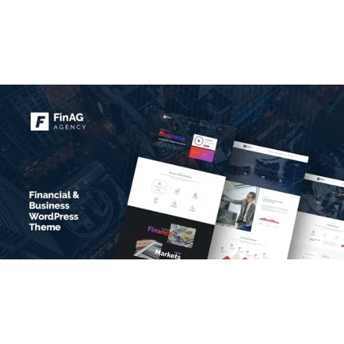 Finag Creative Finance Agency WordPress Theme