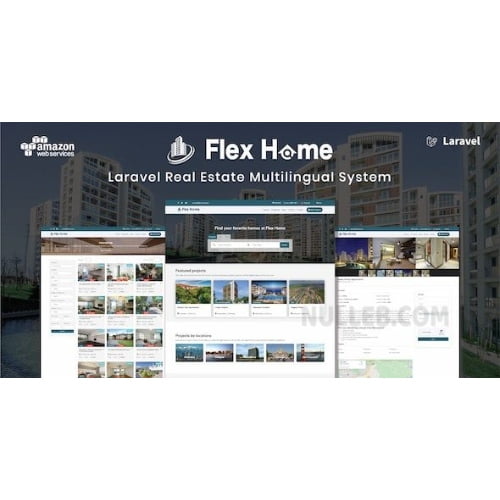 Flex Home Laravel Real Estate Multilingual System