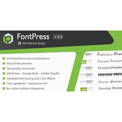 FontPress Nulled Wordpress Font Manager Free Download