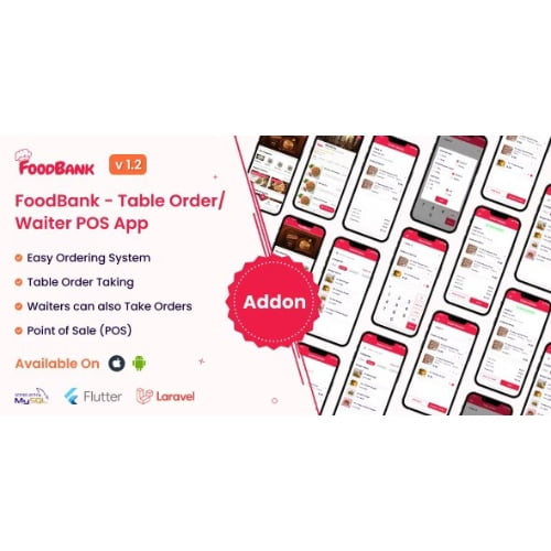 FoodBank Table Order Waiter Point Of Sale POS App
