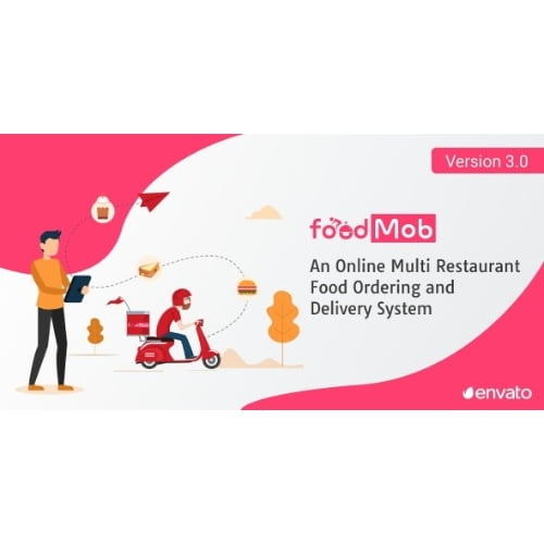 FoodMob An Online Multi Restaurant Food Ordering and Delivery System with Contactless QR Code Menu N