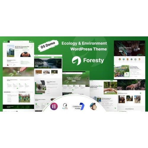 Foresty Charity and Ecology WordPress Theme