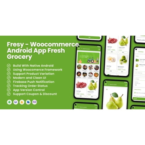 Fresy Woocommerce Android App Fresh Grocery Nulled