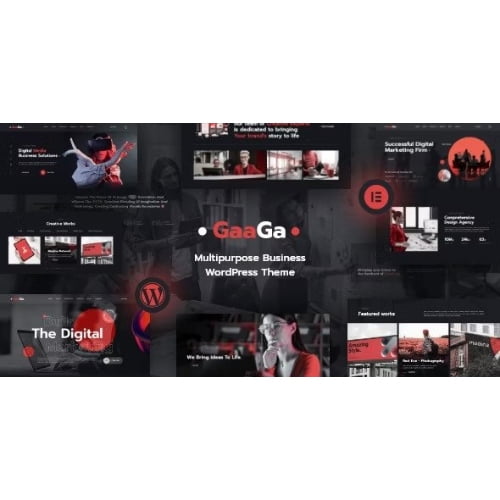 Gaaga Creative Agency Theme