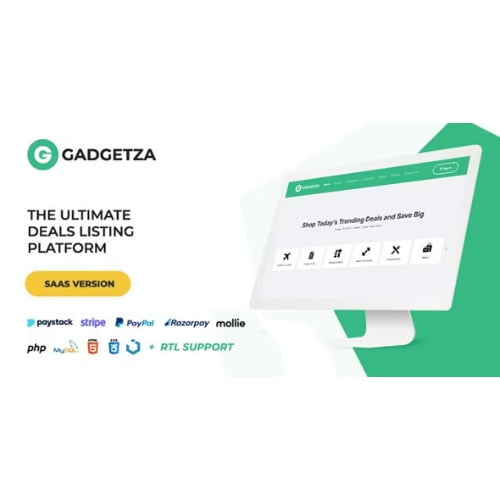 Gadgetza Deals Listing Platform SAAS