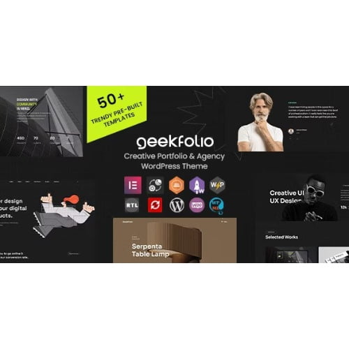 Geekfolio Elementor Creative Portfolio Agency WordPress Theme