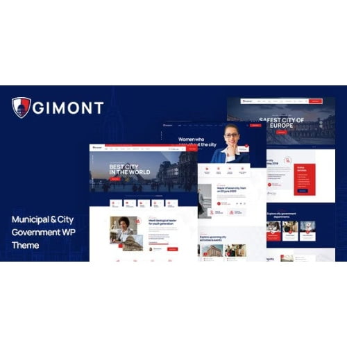 Gimont City Government WordPress Theme