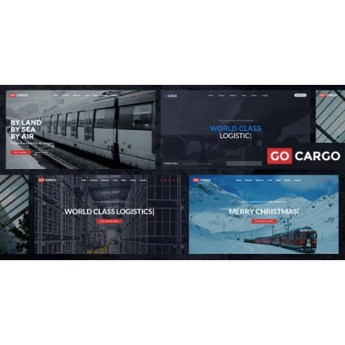 GoCargo Freight Logistics Transportation WordPress Theme Free Download