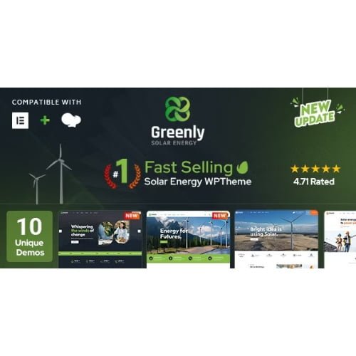 Greenly – Ecology & Solar Energy WordPress Theme