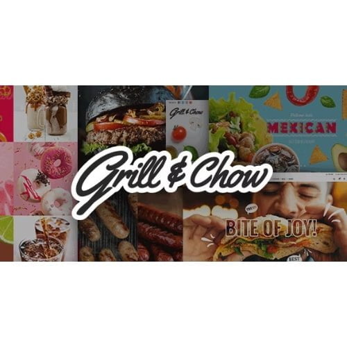 Grill and Chow Fast Food Pizza Theme