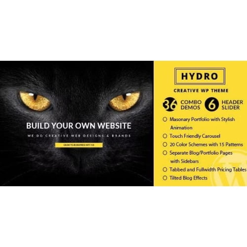 HYDRO – One Page Portfolio WordPress Theme