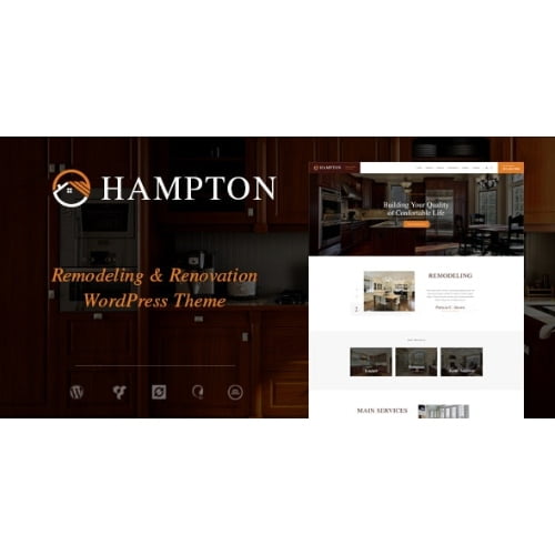 Hampton Home Design and Renovation WordPress Theme