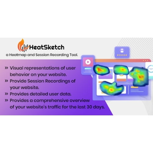 HeatSketch Heatmap and Session Recording Tool SaaS Platform Nulled 1