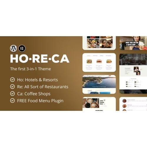 HoReCa Hospitality Industry Theme Free Download