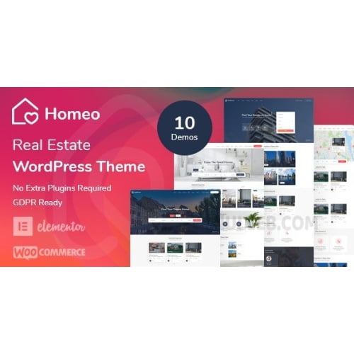 Homeo Real Estate WordPress Theme