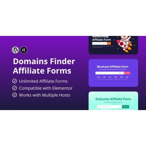 Hosting Domains Finder Affiliate Forms