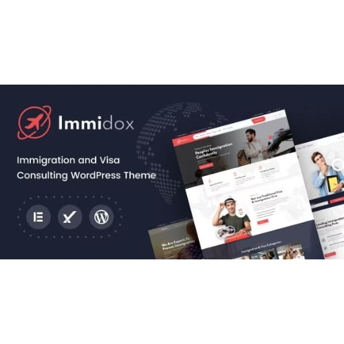 Immidox Immigration WordPress Theme Free Download