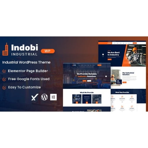 Indobi Industrial WordPress Theme