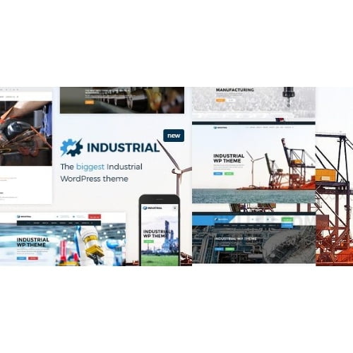 Industrial Factory Business WordPress Theme