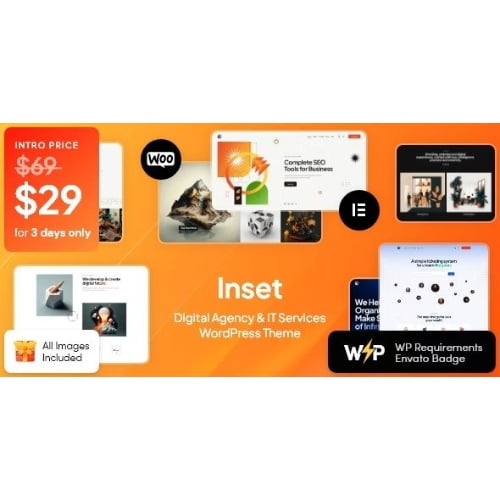 Inset Digital Agency IT Services WordPress Theme